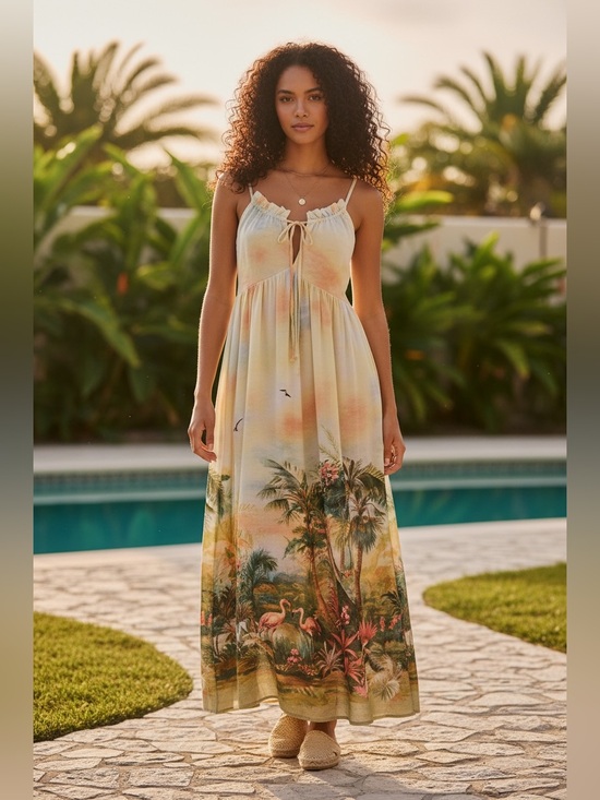 Celandine Dresses & Skirts - Anthropologie| Celandine Floral Scenic Maxi Dress Resortwear | Med| NWT|$138 ret